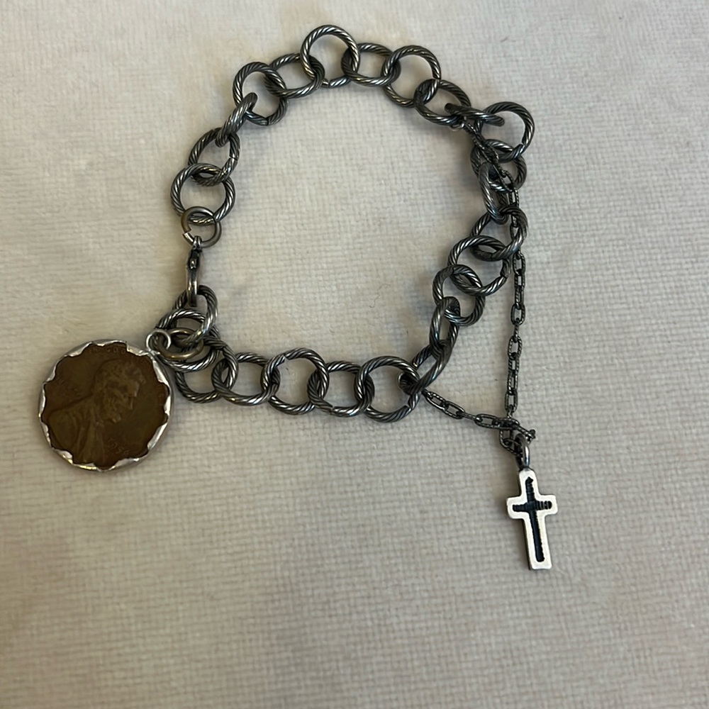 Penny Cross Bracelet